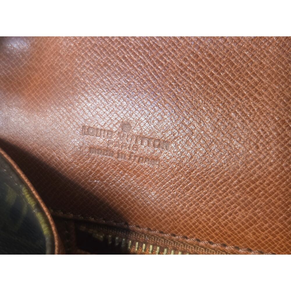 Louis Vuitton Dame GM Pochette Monogram Canvas Clutch Bag Vintage Made in France - Picture 7 of 13